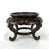 Vintage Chinese Dark Hardwood Vase Display Pedestal