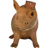 Vintage Colima Terra Cotta Pottery Pig Vessel