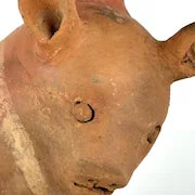 Vintage Colima Terra Cotta Pottery Pig Vessel