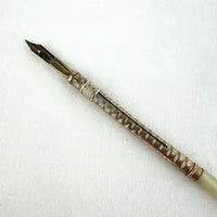 Vintage Dip Pen with Mother of Pearl Handle and 14K gold Nib