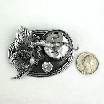 Vintage Ermani Bulatti Art Nouveau Style Brooch