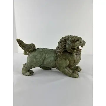 Vintage Green Jade Foo Dog