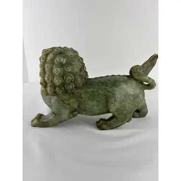 Vintage Green Jade Foo Dog