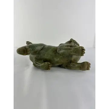 Vintage Green Jade Foo Dog