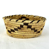 Vintage Small Hand Woven Native American Papago Basket