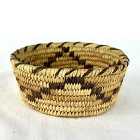 Vintage Small Hand Woven Native American Papago Basket