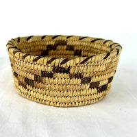 Vintage Small Hand Woven Native American Papago Basket