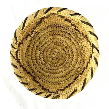 Vintage Small Hand Woven Native American Papago Basket