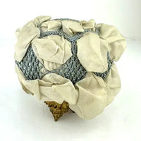 Vintage Handmade Shell Art Pin Cushion