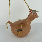 Vintage Hanging Bird Pottery by H Gomez