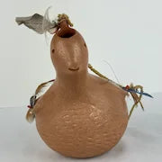 Vintage Hanging Bird Pottery by H Gomez