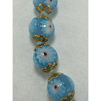 Vintage Italian Glass Bead Necklace