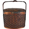 Vintage Japanese Rattan Bamboo Wedding Basket