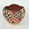 Vintage Jemez Pueblo Polychrome Pottery by C Laretto