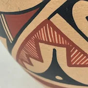 Vintage Jemez Pueblo Polychrome Pottery by C Laretto