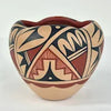 Vintage Jemez Pueblo Polychrome Pottery by C Laretto