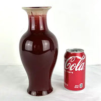 Vintage Jingdezhen Chinese Sang de Boef Oxblood Vase