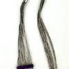 Vintage Liquid Silver and Sugilite Necklace