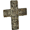 Vintage Mexican Folk Art Milagros Wood Cross