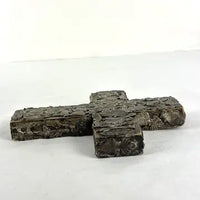 Vintage Mexican Folk Art Milagros Wood Cross