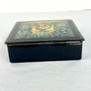 vintage Russian Fairy Tale Paper Mache Lacquer Box