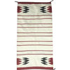 Vintage Navajo Hand Spun Wool Double Saddle Blanket