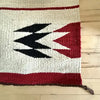 Vintage Navajo Hand Spun Wool Double Saddle Blanket