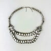 Vintage Navajo Sterling Silver Puffy Pillow Bead Necklace