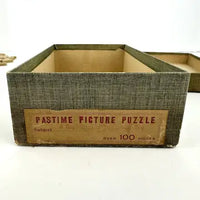 Vintage Pastime Puzzle Wood Jigsaw Puzzle 105 Pieces