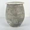 Vintage Raku White Crackle Glaze Studio Pottery Vase