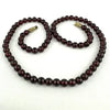 Vintage Rhodolite Garnet Beaded Necklace