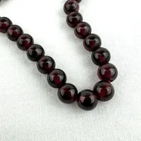 Vintage Rhodolite Garnet Beaded Necklace