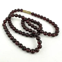 Vintage Rhodolite Garnet Beaded Necklace