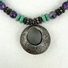 Vintage Silver Amethyst & Turquoise Necklace