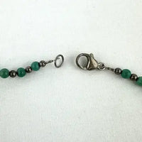 Vintage Silver Amethyst & Turquoise Necklace