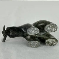 Vintage Soapstone Bear Carving by RFJ Noel Canada