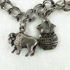 Vintage Sterling Charm Bracelet with Native American Charms