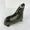 Vintage Stone Walrus Sculpture Signed L Kootoo