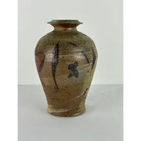 Vintage Stoneware Studio Pottery Vase Signed