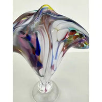 Vintage Sy Dowling Studio  Art Glass Vase