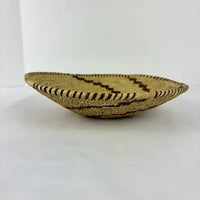 Vintage Tohono Oodham Hand Woven Shallow Bowl