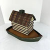 Vintage Wood Carved Folk Art Noah’s Ark