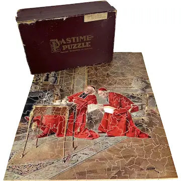 Vintage Wood Pastime Puzzle A Bit Of Scandal 257 Pieces