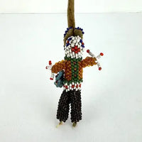 Vintage Zuni Beaded Mouse Fetish with Bone Feet