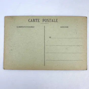 WWI Postcard Section de Bains French Prisoner of War Camp Unposted