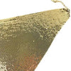 Whiting and Davis Gold Plated Mesh Bib Necklace