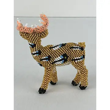 Zuni Beaded Fetish Deer by Denise and Faron GChachu