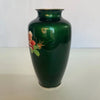 Japanese Vintage Cloisonne Vase With Peony Motif