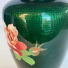 Japanese Vintage Cloisonne Vase With Peony Motif