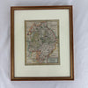 Antique Rob Morden Hand Colored Map Warwickshire England